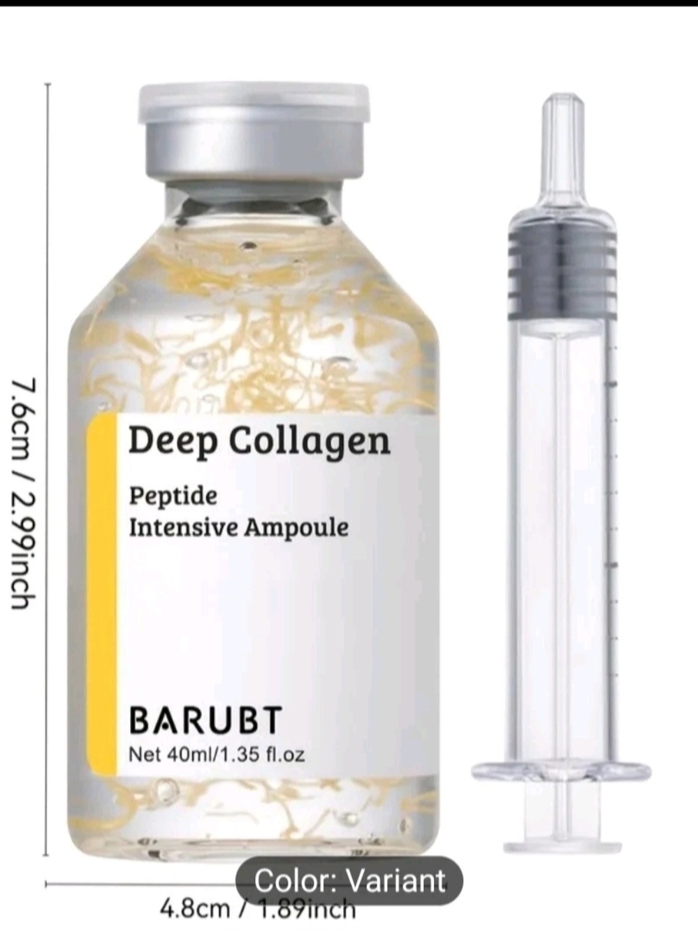Deep Collagen Silk Peptide Ampoule 40ml | Firming Anti-Aging Serum NEW